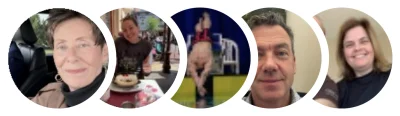 Five smiling WeStretch users